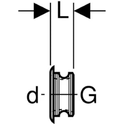 GEBERIT GE Steckdichtung d32 x G1 1/4 – 159.615.00.1