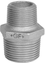 FISCHER GEORG FITTINGS Reducing double nipple Fig. 245 5/4x1/2" black – 770245125