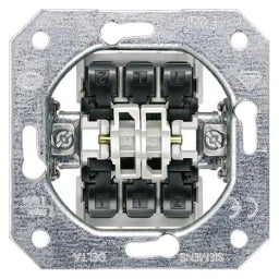 SIEMENS Double Two-Way Switch DELTA Device Insert Flush-mounted – 5TA2118