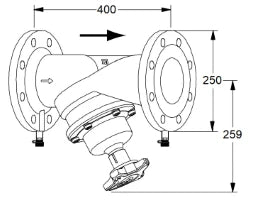 TA TA-STAF* Regulating Valve No. 52186091 PN16 DN 125 – 52 186-091