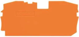 WAGO Abschluss- und Zwischenplatte 1 mm dick, orange – 2016-1292