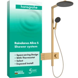 HANSGROHE HG Showerpipe Raindance Alive S 300 2jet mit Thermostat BBR – 24595140