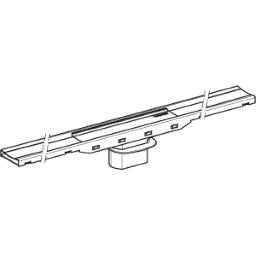 GEBERIT GE CleanLine80, 30-110cm Edelstahl geb. – 154.442.KS.1