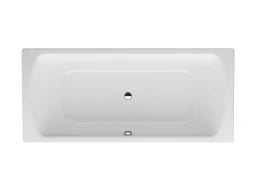 LAUFEN Laufen Pro Steel Bathtub, center drain, 180x80x45cm, without anti-slip, white – H2279500000401