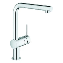 GROHE Grohe Minta Sink Mixer with Pull-Out Spray, Chrome – 32 168 000