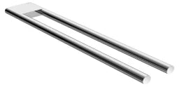 KEUCO Keuco Edition 400 Towel Rail 2-piece, fixed, 450mm, chrome – 11518010000