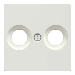 MERTEN Central plate for antenna sockets, polar white glossy, System M – MEG4122-0319
