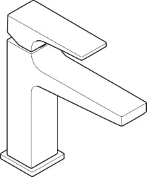 HANSGROHE HG Metropol Waschtischmischer 110 chrom mit Push-Open Ablaufgarnitur – 32507000