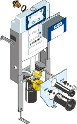 GEBERIT GE Huter Installation Element WC UP320 oekoBox PU 10 pc. HU-WC1010-G – HU-WC1011-G
