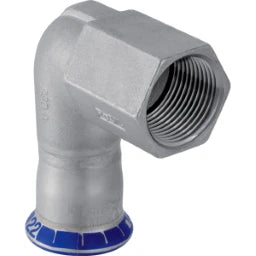 GEBERIT GE Mapress Stainless Steel Transition Elbow 90 Deg. d15mm x Rp 1/2 – 33803