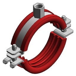 MEFA Pipe Clamp Omnia MB 20x1.5, 30 - 35 mm M8/M10 Sil. – 0398235