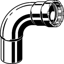 VIEGA Viega Elbow 90 degrees with SC Megapress 4216.1 in 2 inch steel Zn-Ni coated – 694 685