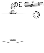 VAILLANT Vaillant Concentric Connection Set (60/100) for LAS Systems (303923) – 303923
