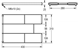 KWC AUSTRIA KWC Sirius Cover plate for BS313N/BS314N/LTJ450/CA210 CNS – 2000102678