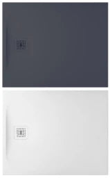 LAUFEN Laufen Passion Duschwanne aus Marbond 120 x 90 x 3,3cm,Ablauf kurze Seite,weiß – BPPABTL120.90W