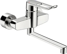 HANSA Hansa HANSACLINICA Single-lever basin mixer, long lever, spout 277 mm, chrome – 0153 6286