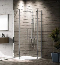 NOVELLINI NO Young 2.0 R Round Shower Enclosure EB 71cm 87.5-89.5x200cm ESG Clear Chrome – Y2R90-1K