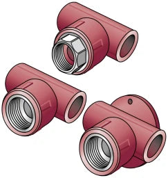 KE KELIT TRI33 Tee with female thread branch 32x1" S – 55220F05
