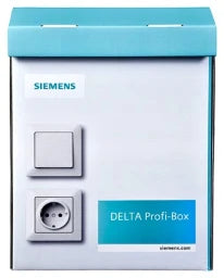 SIEMENS PROFI-Box with 100 Schuko sockets DELTA line, titanium white – 5UB15110KA