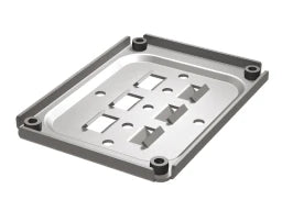 FRANKEN 140x200 Alu-Kombiplatte für Pfosten FP-System, FP-System – 16104