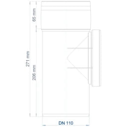 POLOPLAST PO Cleaning Pipe POLO-KAL XS DN 110 – 102344
