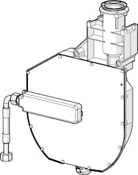 HANSA Hansa Universal-Einbaukasten für Wannen- randmontage, Brause mit Aufrollautomatik – 5306 0200