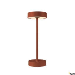 SLV VINOLINA, Table lamp, Battery, IP54, 2700 /3000K, TOUCH, rust – 1007361