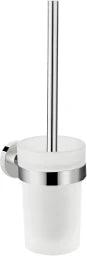 HANSGROHE HG Logis Toilet Brush Holder Universal Wall Version Chrome – 41722000