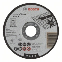 BOSCH POWER TOOLS PRO Stainless Steel and Metal Cutting Disc, 115 x 1 x 22.23 mm, straight, oSa – 2 608 600 545