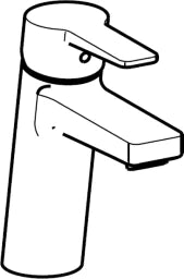 HANSA Hansa Twen XL Basin Mixer with Full Lever, without Pop-Up Waste – 4021 228 3 00 61