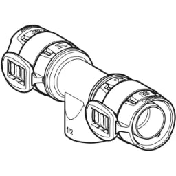 GEBERIT GE FlowFit Tee IG Rg+ d40 x Rp1 x 40mm – 620.174.00.1