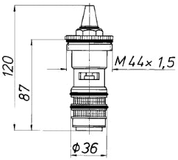 SCHMIEDL GS Thermostatic Cartridge 1/2" – GS0499/15