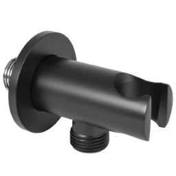 REGENWERK Rainwater System Passion Combination Holder Black with Backflow Prevention, Round – BPPAARRKHRS