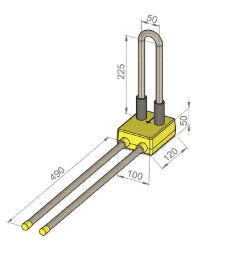 MHS mhs-panel radiator V-HKP Heating pipe:Geberit FlowFit – 01031FF00000F0