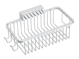 MKW MKW Iris2 Wall-Mounted Shampoo Basket 213x116x80mm, chrome – I450-0000