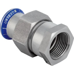 GEBERIT GE Mapress ES Transition fitting with union nut made of stainless steel d28mm x Rp1 – 35353
