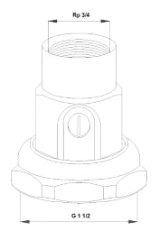 GRUNDFOS Garn.Grundfos Kugelventile 3/4" Kpl. 519805 – 519805