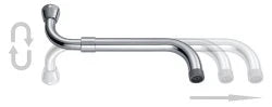 NEOPERL Neoperl S-Auslauf 3/4" 280-480mm ausziehbar – 16630096