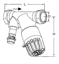 TA THERM-ZERO 1/2" HT 35-80 DHW 52 degrees – 52820815