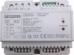 FERMAX Audio/Video Netzgerät, VDS/DUOX 240Vac/18VDC-3,5A, TE6 – F04830