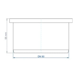 POLOPLAST PO End Cap POLO-KAL DN 90 – 02327