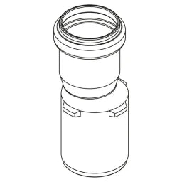 REHAU RAUPIANO PLUS Transition Pipe DN 40/32 – 11326101001