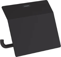 HANSGROHE HG AddStoris Toilet Paper Holder with Cover Matte Black – 41753670