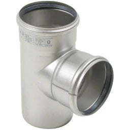 BLUECHER BLÜCHER EuroPipe 87.5 Deg. Branch 1.4301, 75 x 75 mm – 830.075.075