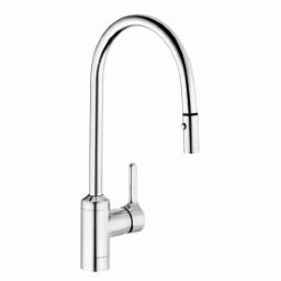 KLUDI Kludi Bingo Star Single-Lever Sink Mixer with Pull-Out Spray – 428520578