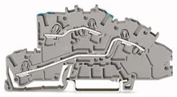 WAGO Installationsetagenklemme N/L 4 mm², grau – 2003-7649