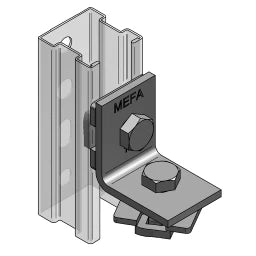 MEFA Universal Angle Bracket 2-Hole Stex 35, 90 Legs 47 x 47 mm – 127201801