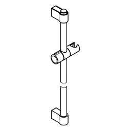 GROHE Grohe Tempesta 110 Shower Rail 600mm chrome – 27 523 001