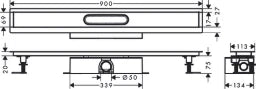 HANSGROHE HG Complete set uBox universal for standard installation 900mm for DR FS - 56025180