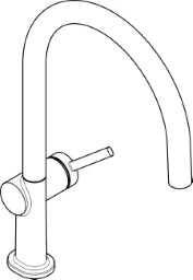 HANSGROHE HG Kitchen Mixer 220 Talis M54 1jet chrome – 72804000